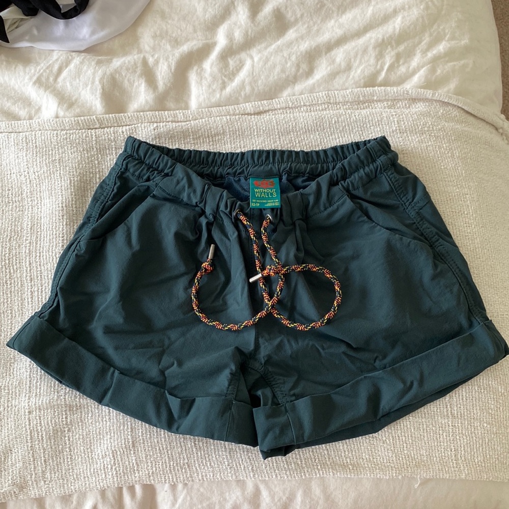 Without Walls dark green hiking shorts